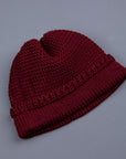 The Real McCoy's Fishermans knit cap Maroon