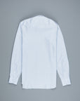 Finamore Napoli Shirt Eduardo Collar Alumo Castello Oxford Light Blue