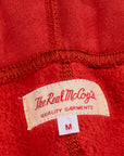 Real MCCoy's 10 oz Loopwheel Sweatpants Cherry