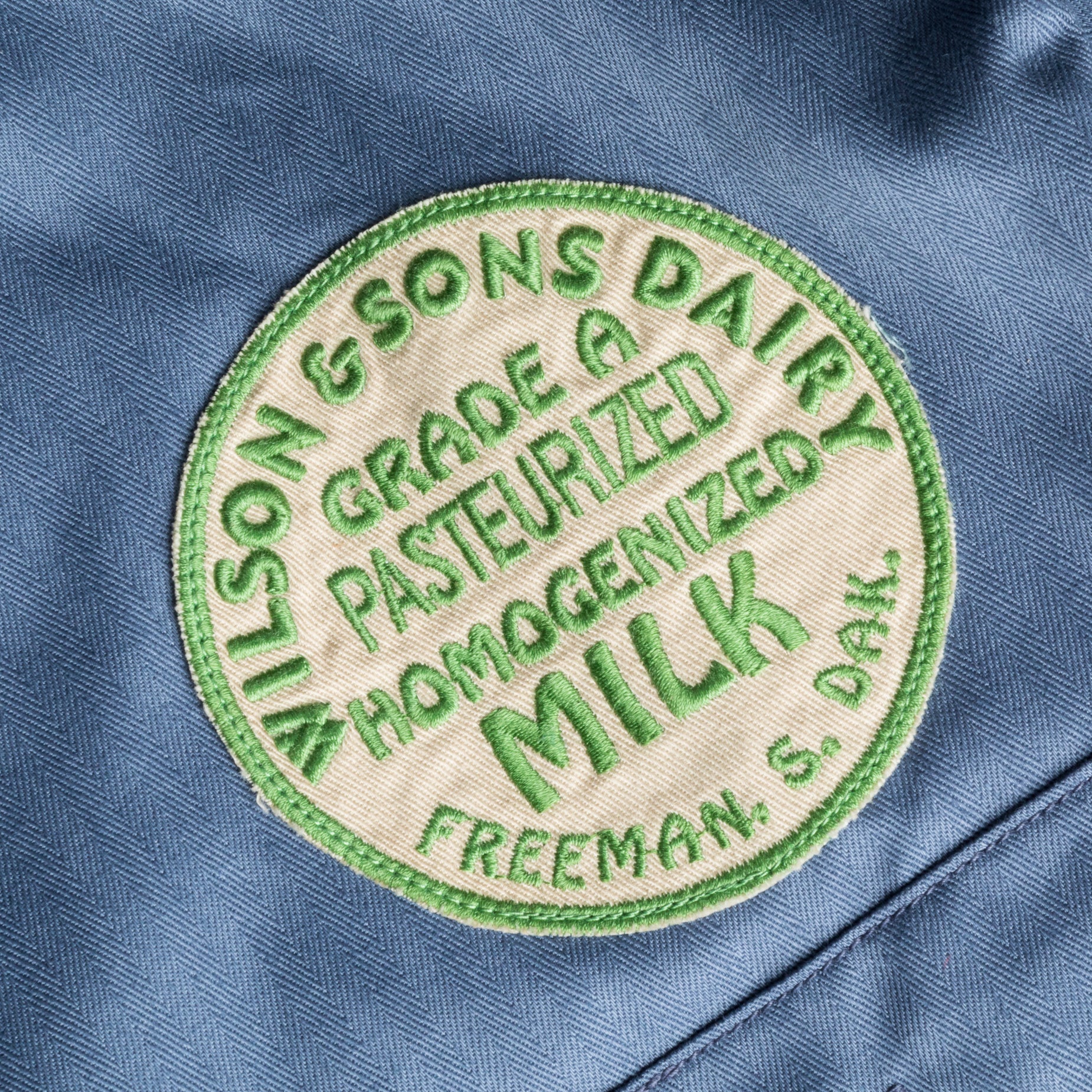 The Real McCoy's 8HU HBT Workshirt SS Stroh's Ink Blu