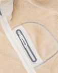 And Wander High Loft Fleece Jacket Off White
