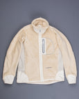 And Wander High Loft Fleece Jacket Off White