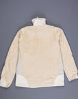 And Wander High Loft Fleece Jacket Off White