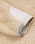 And Wander High Loft Fleece Jacket Off White