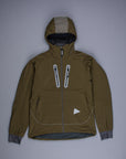 And Wander Alpha Air Hoodie Khaki
