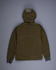 And Wander Alpha Air Hoodie Khaki