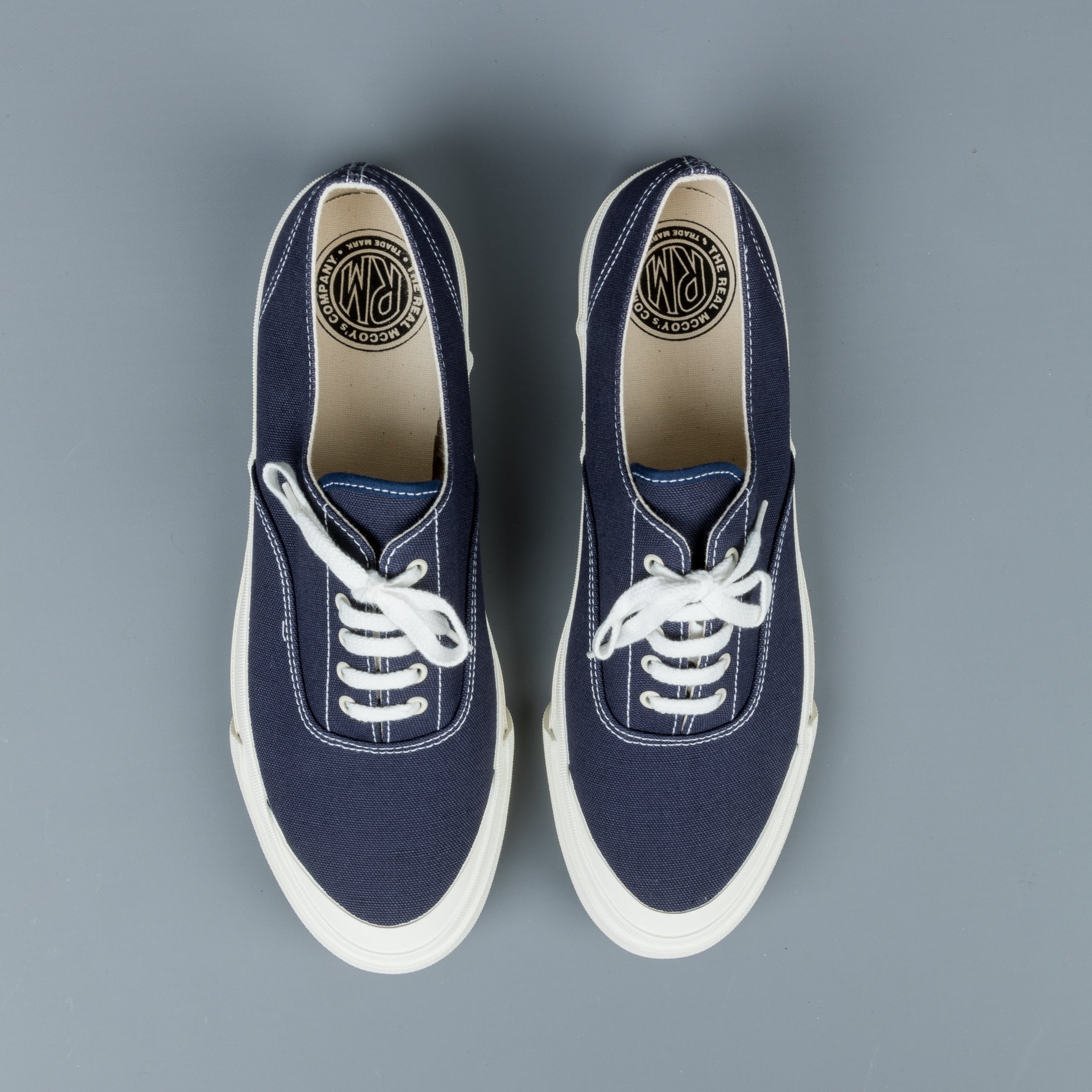 The Real McCoy s U S N Cotton Canvas Deck Shoes Navy Frans Boone Store the-real-mccoy-s-u-s-n-cotton-canvas-deck-shoes-navy-frans-boone-store