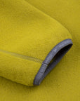 And Wander Wool Fleece Pullover Yellow Green