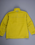 And Wander Wool Fleece Pullover Yellow Green