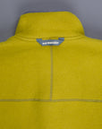 And Wander Wool Fleece Pullover Yellow Green