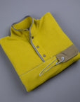 And Wander Wool Fleece Pullover Yellow Green