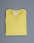 Remi Relief Special Finish Fleece Crew neck sweater yellow