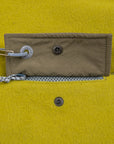 And Wander Wool Fleece Cardigan Yellow Green
