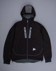 And Wander Alpha Air Hoodie Black