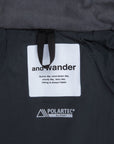 And Wander Alpha Air Hoodie Black