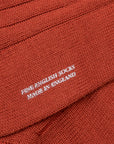 Frans Boone x Pantherella Packington Merino wool socks Russet