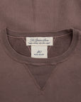 Remi Relief Special Finish Fleece Crew neck sweater Brown