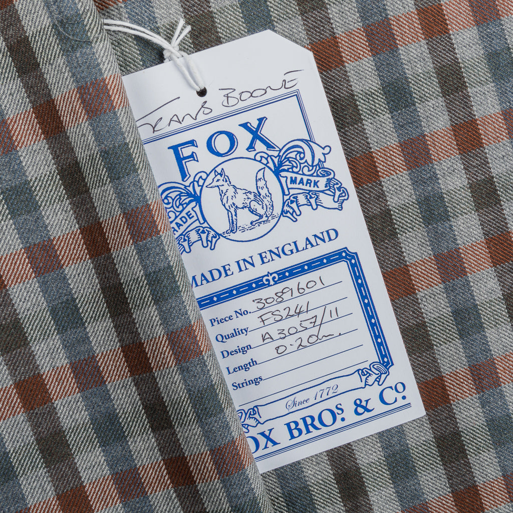 Fox Brothers for Frans Boone - Superfine Merino&#39;s Gunclub cloth Bernhard
