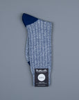 Pantherella Hamada Linen cotton Indigo socks