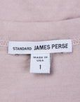 James Perse Crew Neck Tee Calamine Pigment