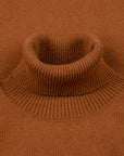 William Lockie x Frans Boone Rob Cashmere Roll-Neck Toffee