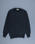 William Lockie Oxton Cashmere Crew Neck Charcoal