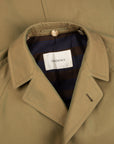 Cohérence Corb II Coat Gabardine Green