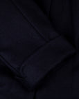 Cohérence Corb Melton Jersey overcoat dark Blue