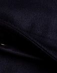Cohérence Corb Melton Jersey Overcoat Dark Blue