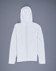 James Perse Vintage Cotton Zip Hoodie White