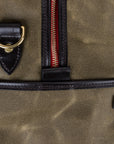Croots Vintage Waxed Canvas Holdall Olive - Large