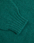 Laurence J. Smith Super soft Seamless Crew Neck Pullover Forest Sheen