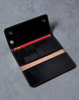 Croots Malton Bridle Leather Worker Wallet Black