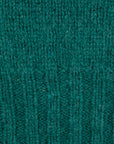 Laurence J. Smith Super soft Seamless Crew Neck Pullover Forest Sheen