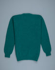 Laurence J. Smith Super soft Seamless Crew Neck Pullover Forest Sheen