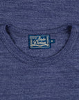 Studio D'Artisan 9938 Suvin Gold Loopwheel LS Tee Navy