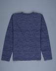 Studio D'Artisan 9938 Suvin Gold Loopwheel LS Tee Navy