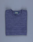Studio D'Artisan 9938 Suvin Gold Loopwheel LS Tee Navy