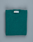 Laurence J. Smith Super soft Seamless Crew Neck Pullover Forest Sheen