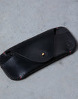 Croots Malton Bridle Leather Glasses Case Black