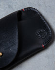 Croots Malton Bridle Leather Glasses Case Black