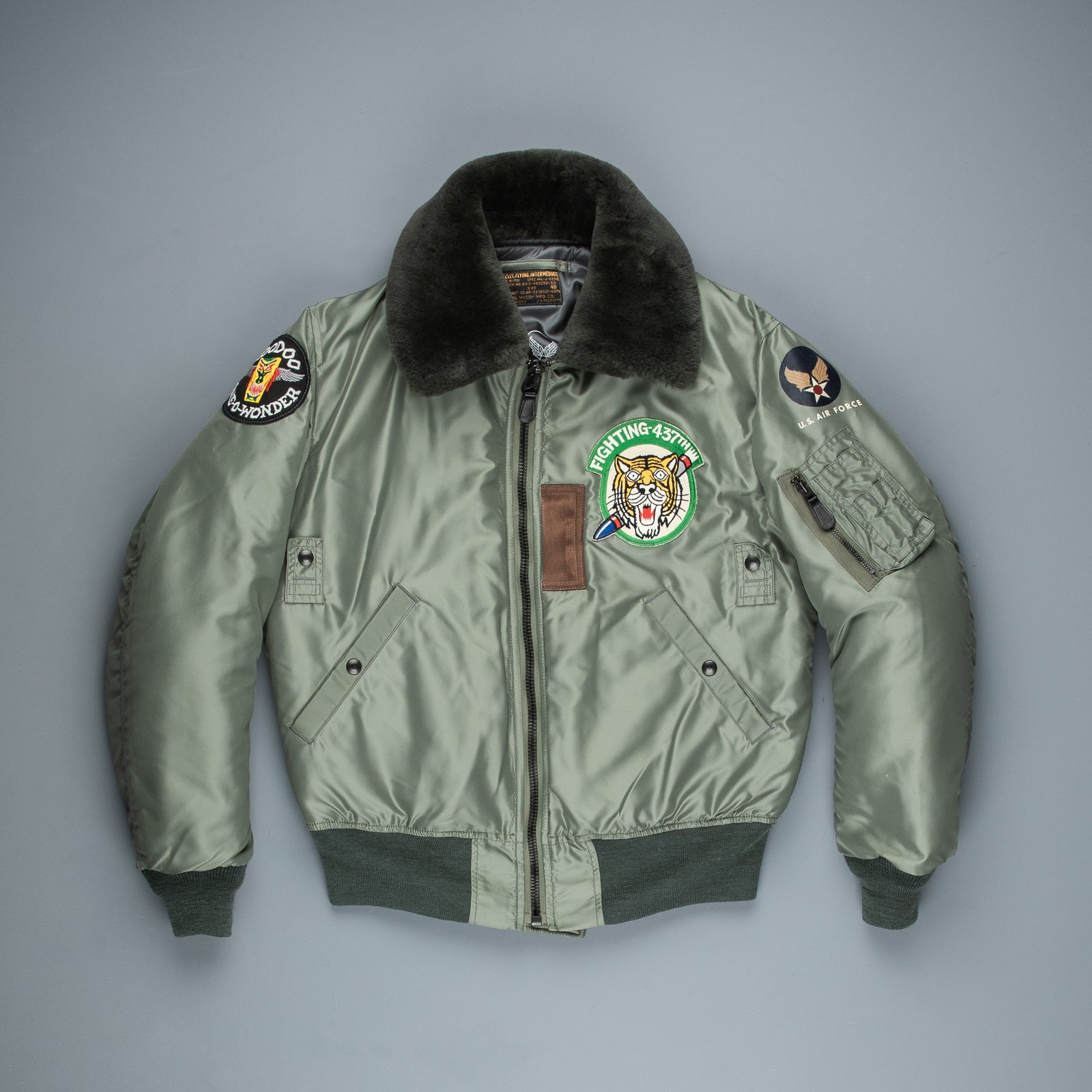 リアルマッコイズ TYPE B-15D FIGHTING - 437th 42 The Real McCoy's Type B-15D Fighting 437th – Frans Boone Store