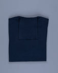 Drumohr Luxury 30G Cashmere Roll Neck Blu Notte