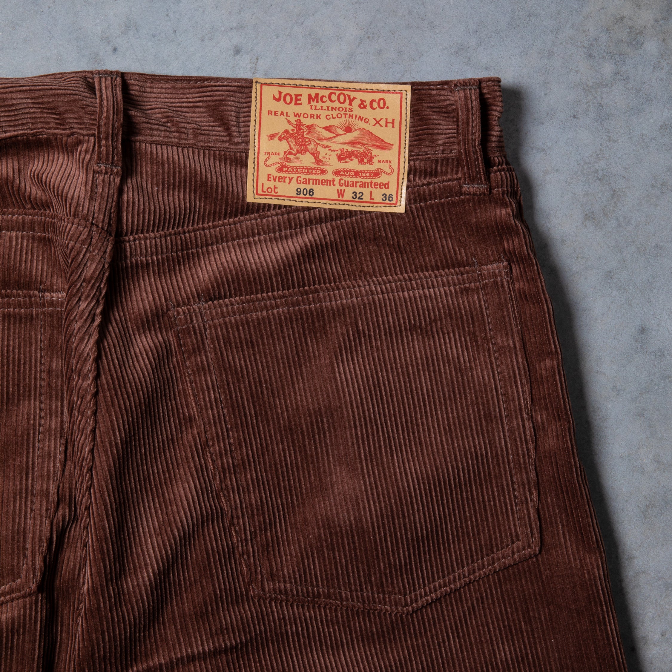 The Real McCoy&#39;s Corduroy Trousers Brown Lot. 906