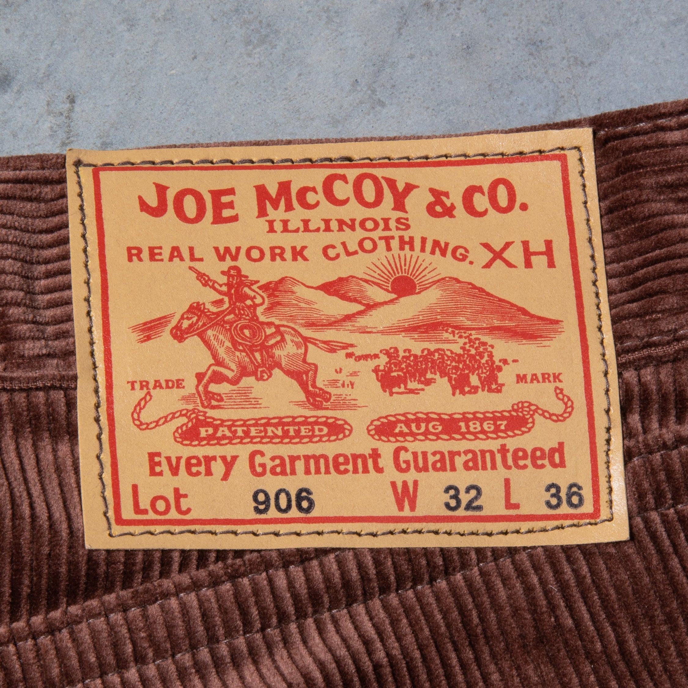 The Real McCoy&#39;s Corduroy Trousers Brown Lot. 906