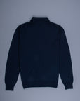 Drumohr Luxury 30G Cashmere Polo Blu Notte