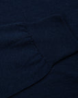 Drumohr Luxury 30G Cashmere Roll Neck Blu Notte