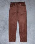 The Real McCoy's Corduroy Trousers Brown Lot. 906