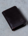 Croots Malton Bridle Leather Passport Wallet Dark Havana