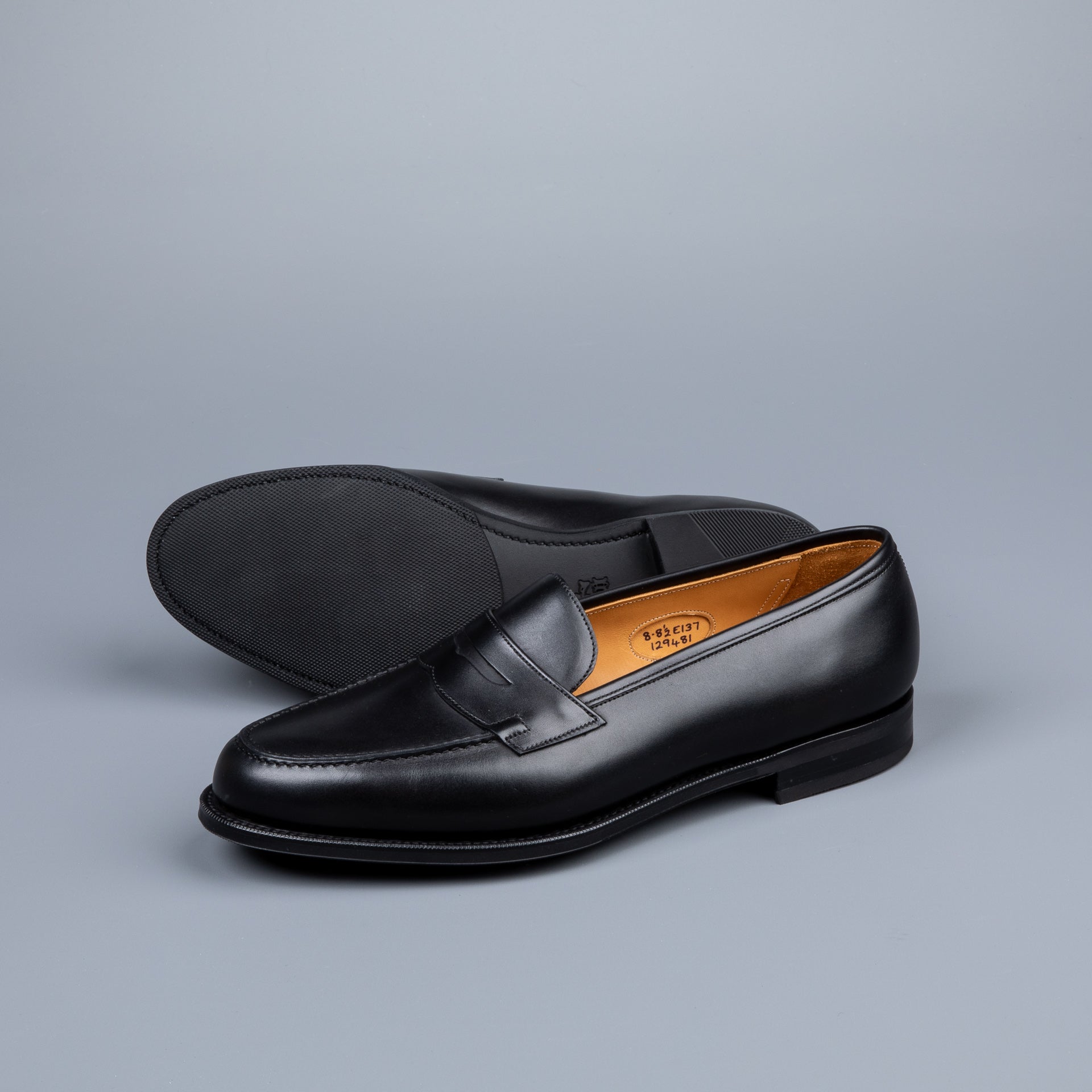 Edward Green Duke in Black Calf on R1 Sole – Frans Boone Store